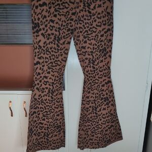 Leopard Bellbottoms